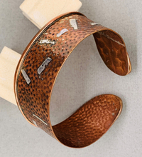 Copper and Silver Cuff Bangle